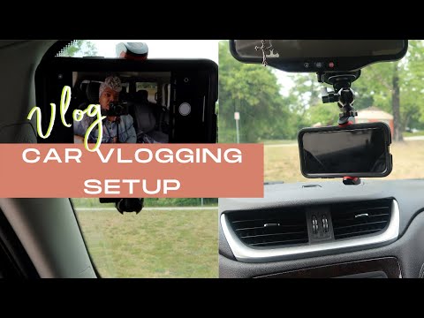 New Car Vlog Setup | Best Way To Vlog In Car