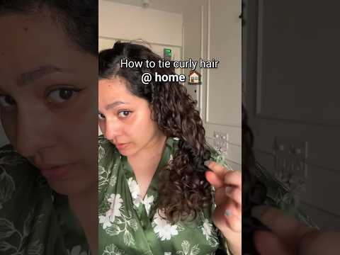 Curly hair at home & gym (Bonnet alternate) (long lasting curls) (wavy hair)