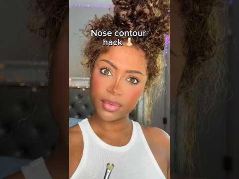 The Nose Contour Hack that will CHANGE YOUR LIFE 👃🏻😳 #trending #viral #makeuptutorial #beauty