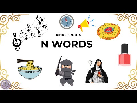 N Words | Words That Starts With N | Discover 'N' Words | A-Z Learning, Kids Learning | Kinder Roots