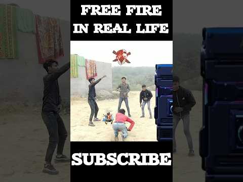 Free Fire In Real Life 😎🤣  || Free Fire Funny Video || #funnyshorts #shortsfeed #viral