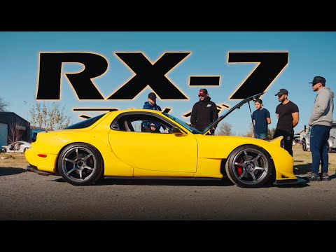 We Bought An LS3 Swapped Sunburst Yellow RX7! #rx7 #jdm #import #mazda