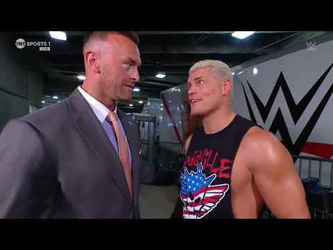 Nick Aldis meets Cody Rhodes - Smackdown 6/7/2024