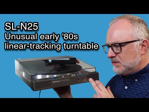 Unusual 1980s linear-tracking turntable (Fix & Demo)