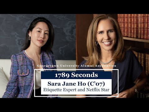 1789 Seconds with Sara Jane Ho C'07, Etiquette Expert and Netflix Star