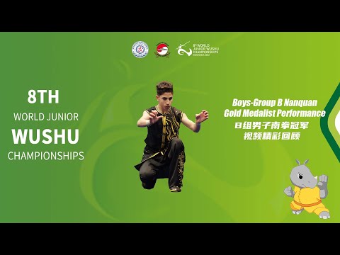 8th WJWC Boys-Group B Nanquan Gold Medalist Performance-Yoones KHODAEI (IRI)