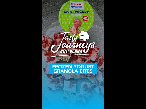 𝐓𝐚𝐬𝐭𝐲 𝐉𝐨𝐮𝐫𝐧𝐞𝐲𝐬 𝐰𝐢𝐭𝐡 𝐁𝐞𝐧𝐧𝐚 👨‍🍳 Episode 27: Frozen Yogurt Granola Bites