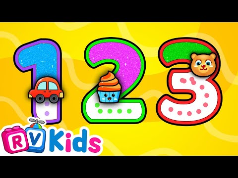 Learn Numbers 1 to 10 | Number Counting 1-10 + Numbers Song By RV AppStudios For Kids