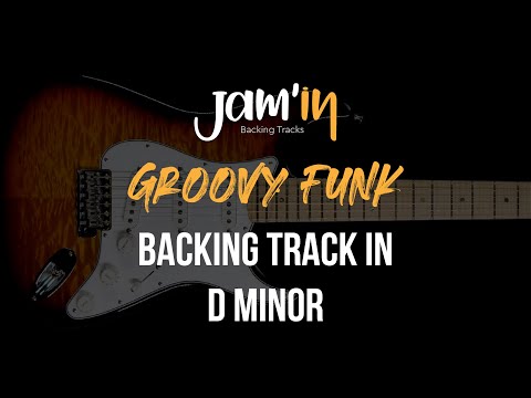 Groovy Funk Guitar Backing Track in D Minor