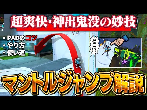 【決定版】PADでも爽快キャラコン、マントルジャンプやり方解説【APEX】