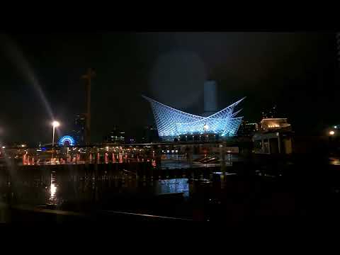 【４K】Kobe Port Island Night Waking 1 - 神戸ポートアイランド-