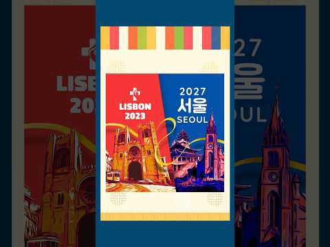 2027년 서울 세계청년대회가 발표된 순간! Next World Youth Day in Seoul, 2027 #세계청년대회 #Seoul2027