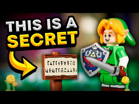 15 HIDDEN DETAILS in LEGO ZELDA - The Great Deku Tree 🌳