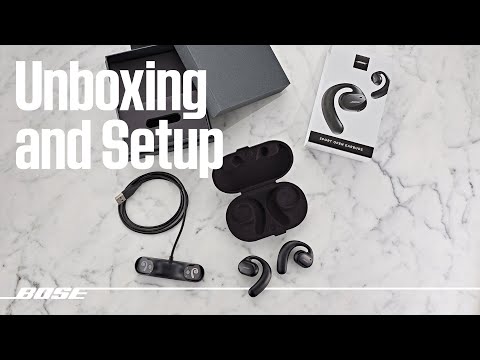 Bose Sport Open Earbuds – Unboxing and Setup