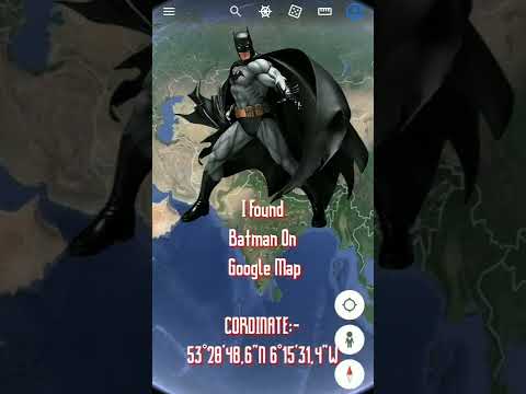 Batman Found🤯On Google Map|Google Map Secrets|