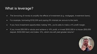 Building Wealth Using Leverage (Brain Dump)