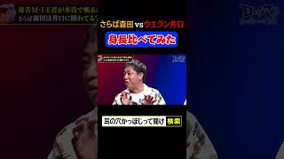 さらば森田vsウエラン井口 身長比べてみた