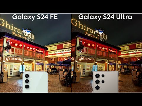 Samsung Galaxy S24 FE vs Samsung Galaxy S24 Ultra Camera Test Comparison