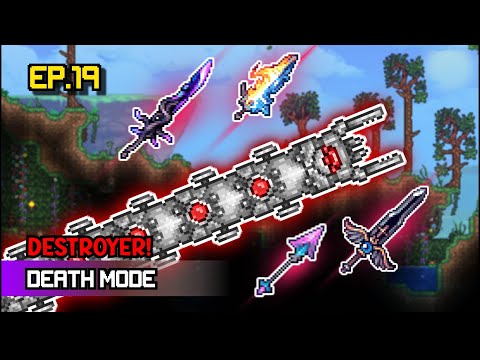 DESTROYER FÁCIL E MUITAS ESPADAS NOVAS!! - Terraria Calamity Death Mode EP. 19