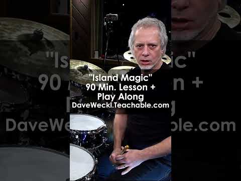 Dave Weckl Island Magic 90 Min. Lesson + Play Along: Promo 2  #drums #drumlessons #daveweckl