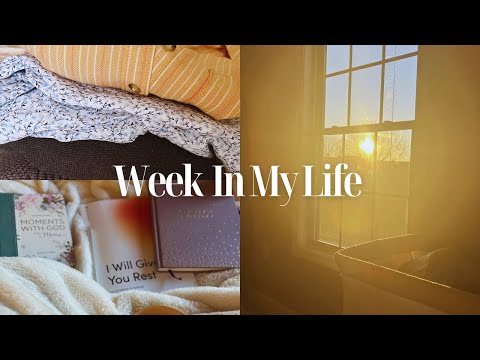 Week In My Life // lots of cleaning, baking, workouts, and morning devos