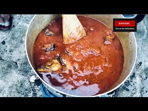 How To Make Tasty Nigerian Stew 🍲| #cooking African Traditional Village Stew 🍲