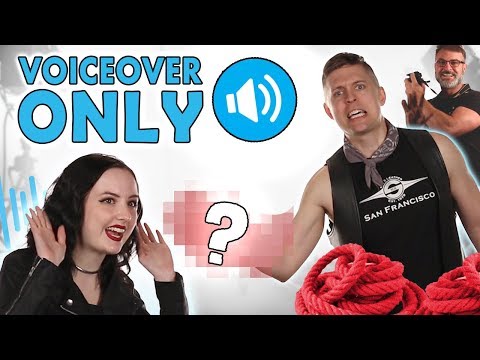 Bondage tutorial using ONLY THE VOICEOVER!