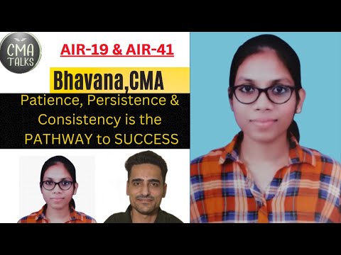 Consistency | Ft. Bhavana CMA | AIR 19 & AIR 41 | CMA Talks