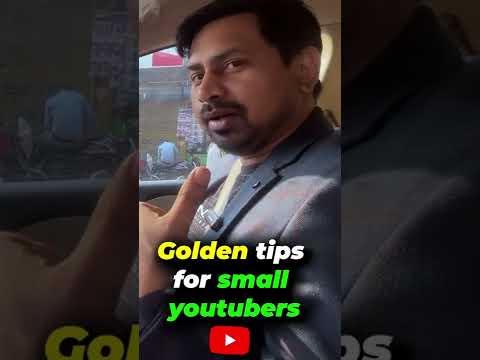 Golden tips for small Youtubers #growyourchannel