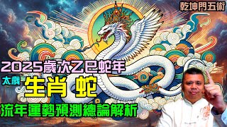 2025歲次乙巳生肖屬蛇專屬流年預測總論解析