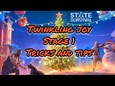 Twinkling Joy - Stage1 tricks and tips @StateofSurvivalOfficial