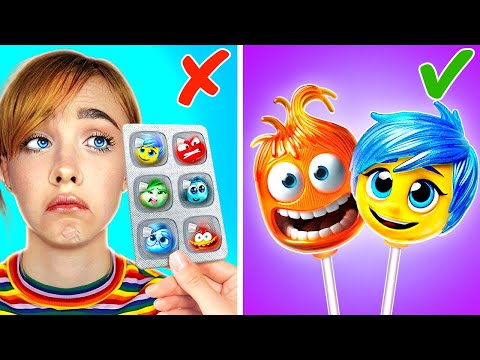 JOY or ANXIETY Lollipop? 🍭 *Best INSIDE OUT 2 Game Book EVER*