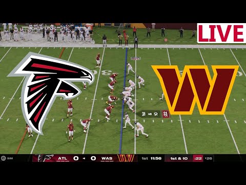 🔴LIVE 🔴Atlanta Falcons vs Washington Commanders/ NFL Week 17 /Madden NFL 25