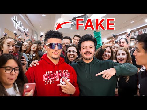 Fake Patrick Mahomes Prank *MALL SHUTDOWN*