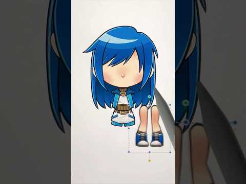 Draw Chibi ItsFunneh from Roblox for animation #digitalart #roblox #drawing