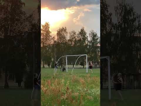 Girls play ping-pong in an original way