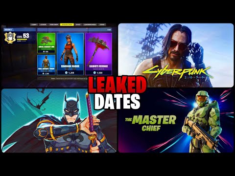 NEW Fortnite Shop Dates LEAKED!!! 🔥 (2017 Season Shop RETURNS, CYBERPUNK 2077, Master Chief + MORE)