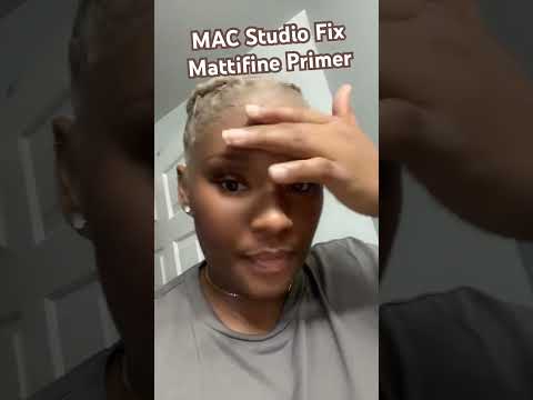 MAC Studio Fix Mattifine 12hr Shine-Control Primer #blackmakeuptutorial #grwmcosmetics #june2023