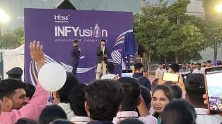 Indian Cricketer Ruturaj Gaikwad in Infosys Mysore Campus, Mysore Karnataka || Infyusion 2024 Event