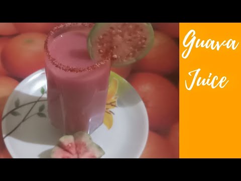 ફટાફટ બની જાય એવું જામફળ નું જ્યુસ /Gauva Juice Recipe/Homemade Guava Juice Recipe