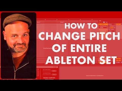 How to change the pitch of entire Ableton Live Set MIDI Tracks via Max for Live tools