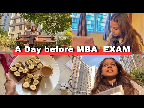 A DAY BEFORE MY FIRST Sem MBA EXAM | Study | #vlog | Mansi Gupta | MG442