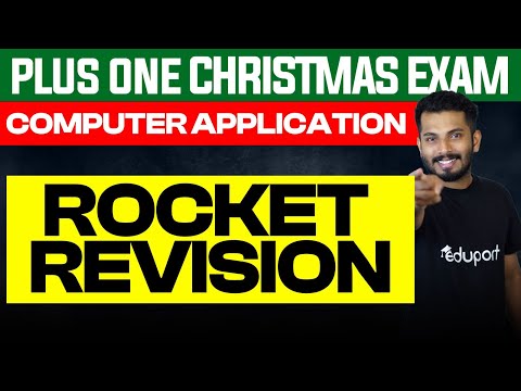 Plus One Commerce | Computer Applications - Rocket Revision | Eduport