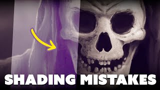 Avoid this Digital Art SHADING MISTAKE! ☠️