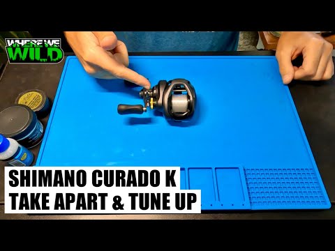 SHIMANO CURADO 201 K - Take Apart & Tune Up - Reel Maintenance