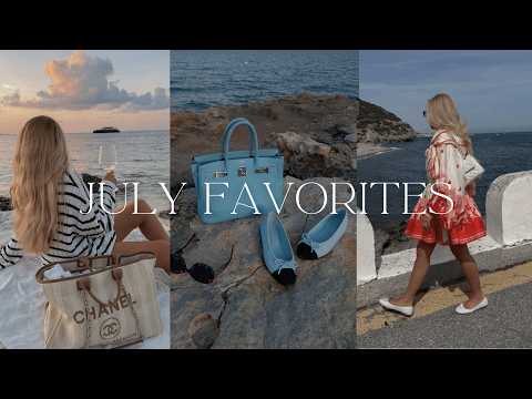 July Favorites🩵: New Summer Dresses, Skin Care & Hair Routine, Most Used Luxury Bags & Home Stuff!