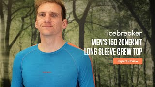 Icebreaker 150 ZoneKnit Long Sleeve Crew Top - Mens Expert Review [2023]