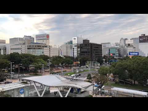 【タイムラプス】オアシス21から見た名古屋の街並み