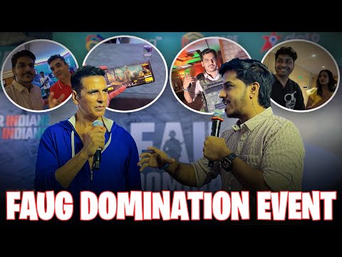 “Meeting Akshay Kumar at the FAUG Domination Event!”