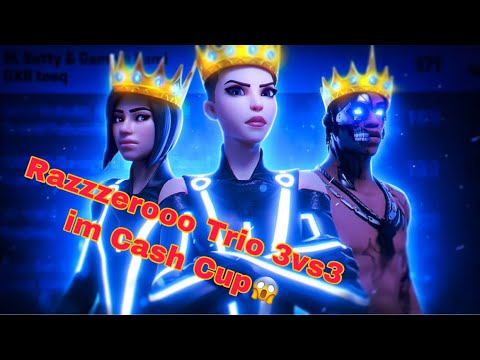 Haben wir eine Chance gegen @RazZzero0o's Trio ??!🧐💥| Trio Cash Cup Highlights😈🔥